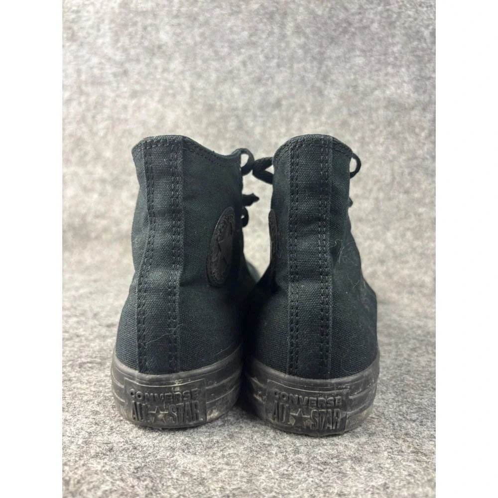 Converse Chuck Taylor All Star Womens 9 Black High Top Sneakers Monochrome W3310